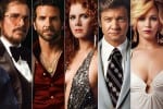 Photo: Empire via Google. Five characters of American Hustle. From the left Christian Bale, Bradley Cooper, Amy Adams, Jeremy Renner and Jennifer Lawrence.