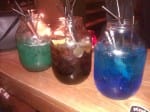 3 Jam Jar cocktails in Kind Bar, Lincoln