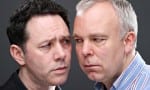 A picture of Reece Shearsmith and Steve Pemberton, the creators of Inside No 9 are staring at each other.